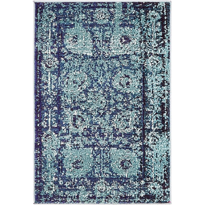 Tapis bleu ciel Colfin