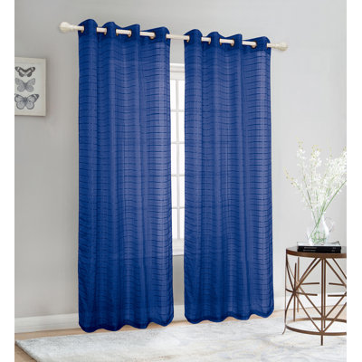 Aaiyana Sheer Curtain Single Panel