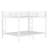 Metal Full XL Over Full XL Bunk Bed for Teens and Adults, Space-Saving, Noise-Reduced, No Box Spring Needed