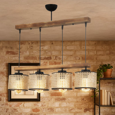 Luminaire suspendu pour îlot de cuisine 2 lumières