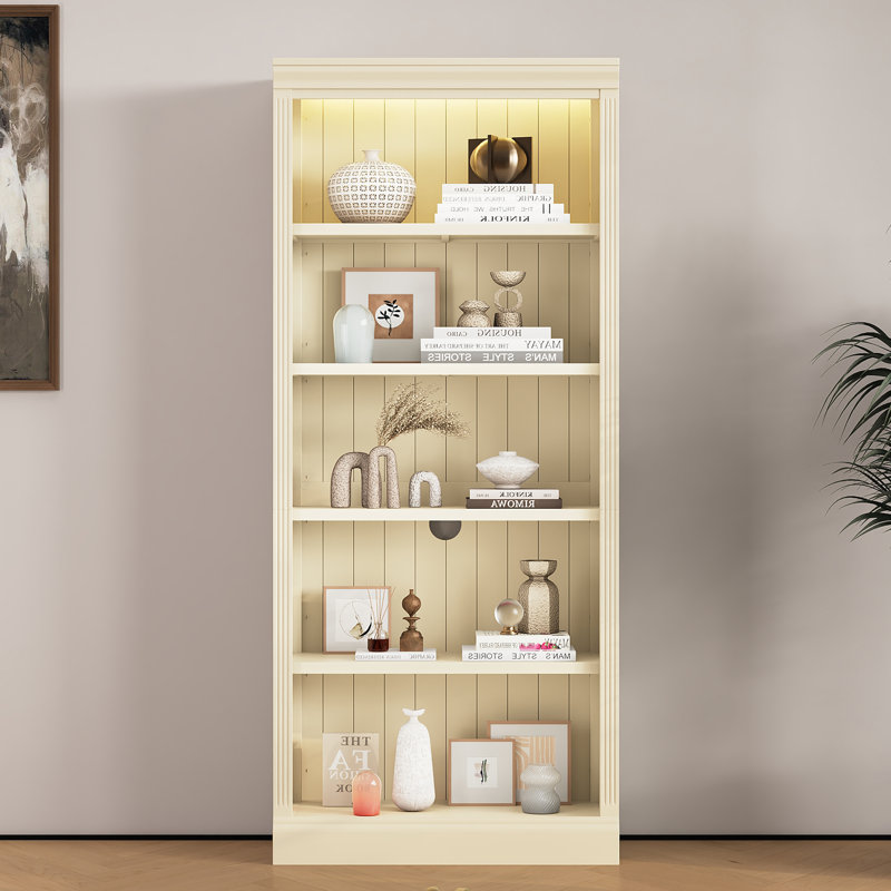Bibliothèque haute Tall, Beige
