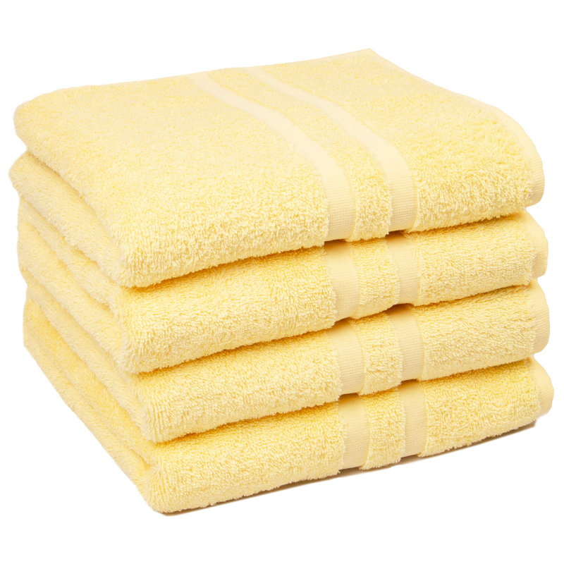 Midweight Hand Towel, Yellow