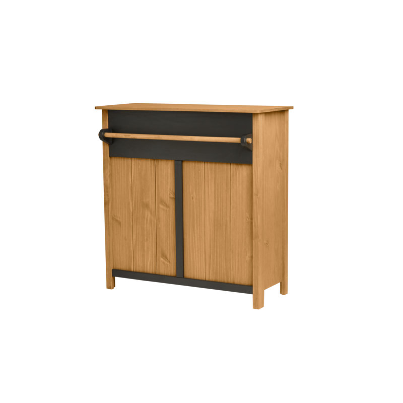 Savina 110cm Solid Wood Home Bar