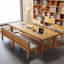 62.99" Brown Rectangular Solid Wood desk-108954535