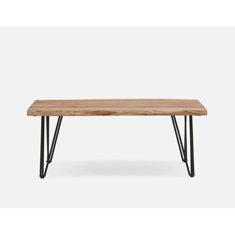 Solid Wood Top Coffee Table