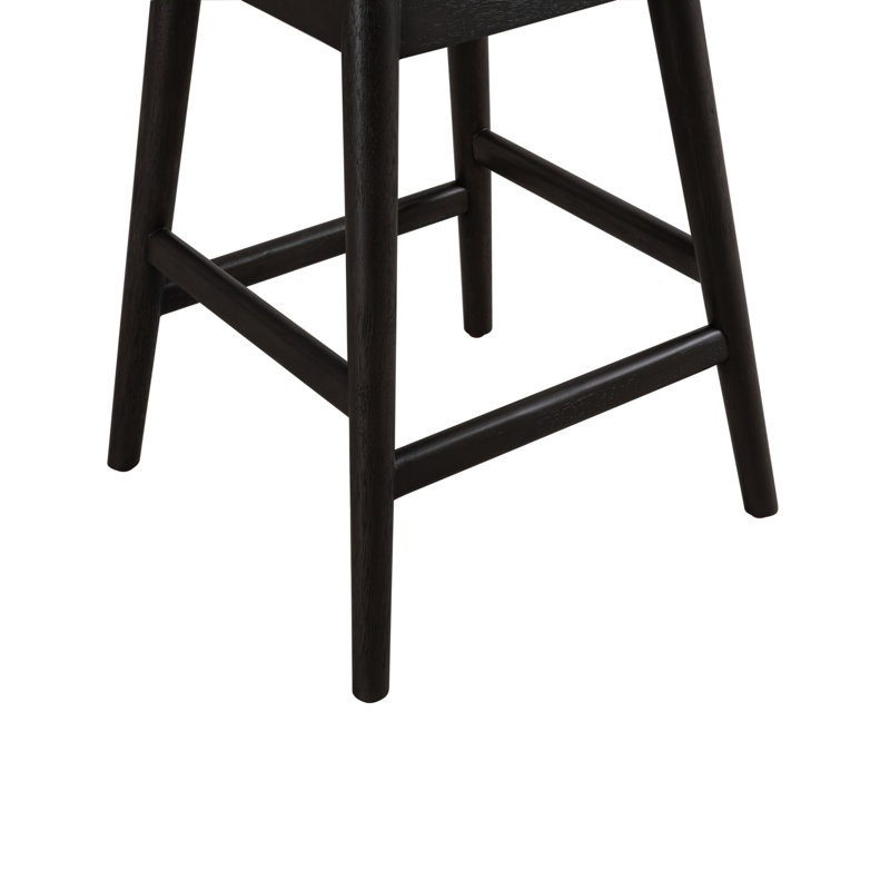 Cy Solid Wood Upholstered Counter Height Or Bar Height Swivel Barstool With Fabric Seat - Set Of 3, Grey