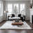 Diller White Faux Sheepskin Fur Machine Washable Shag Fluffy Area Rug-1572299679