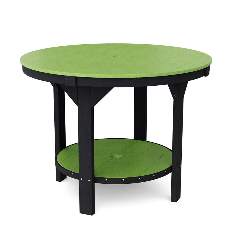 Heritage 48" Pub Table, Lime Green/Black