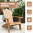 Comfortable Beach Chair With Weather Resistance - Brown Outdoor Classic Design
