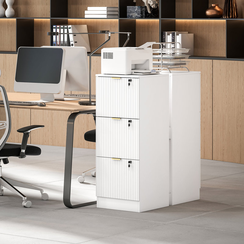 40cm Wide 3 -Drawer File Cabinet