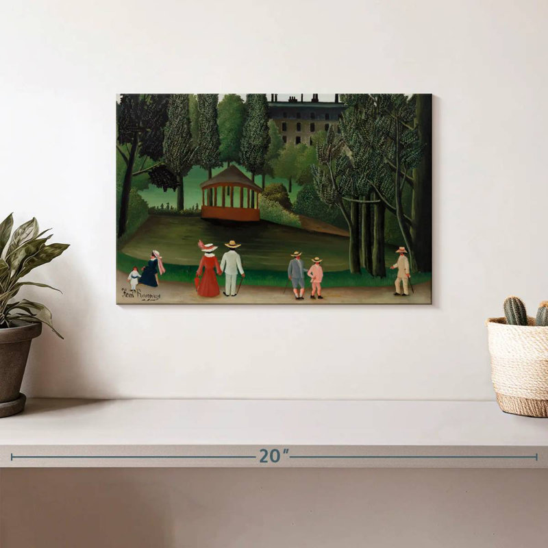 View Of Montsouris Park The Kiosk 1908-1910, 8" H x 12" W
