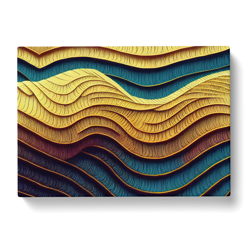 Stupendous Modern Abstract Art - Wrapped Canvas