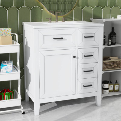 Meuble-lavabo de 30 pouces sans tiroir inclus