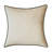 Embroidered Feather Throw Pillow
