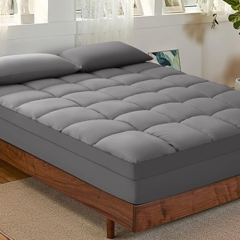 Americus 3'' Mattress Topper, White, Queen