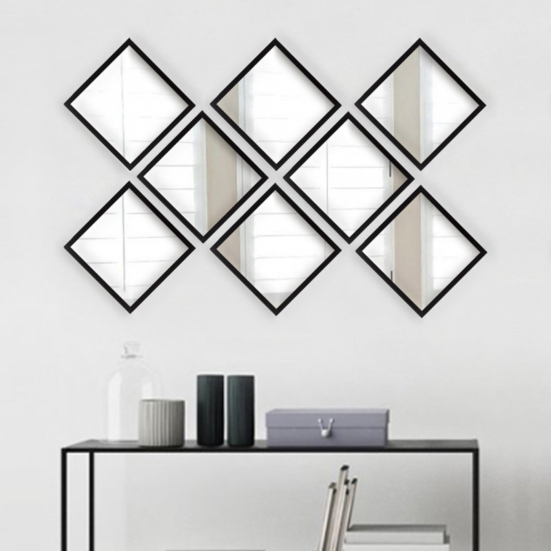 Delfim Plastic Flat Mirror Set