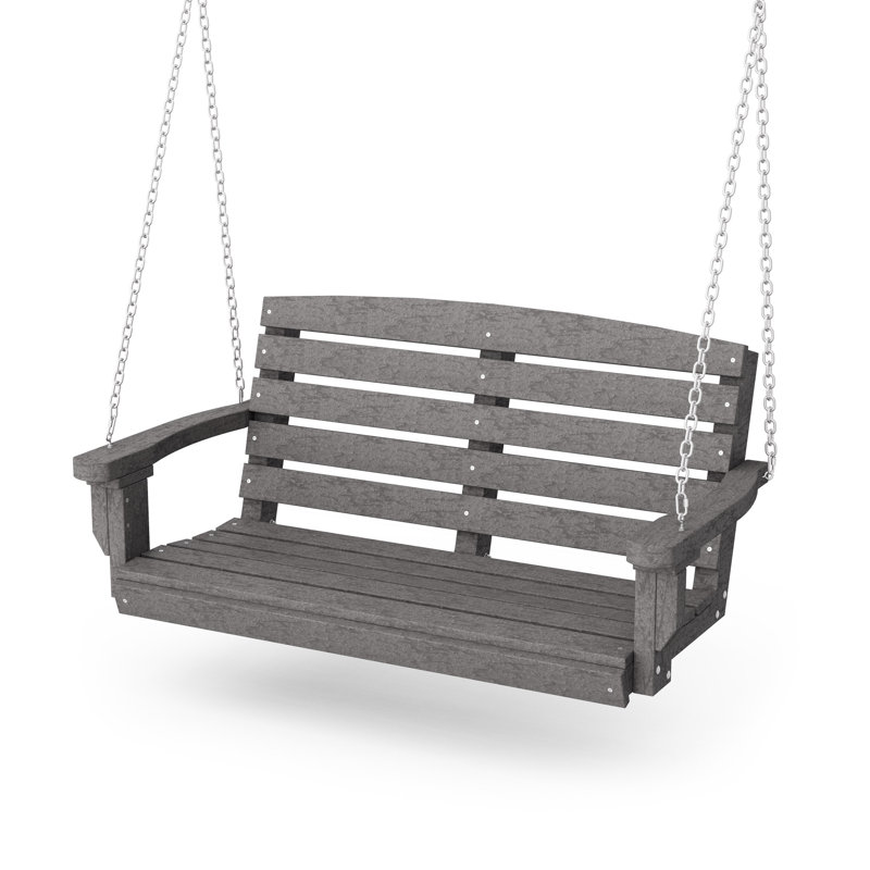 Classic Porch Swing, Dark Gray