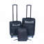 (20 + 24) Ensemble de valise de voyage deux pièces Mallette de transport Oxford sans roue de verrouillage universelle + sac à dos Oxford