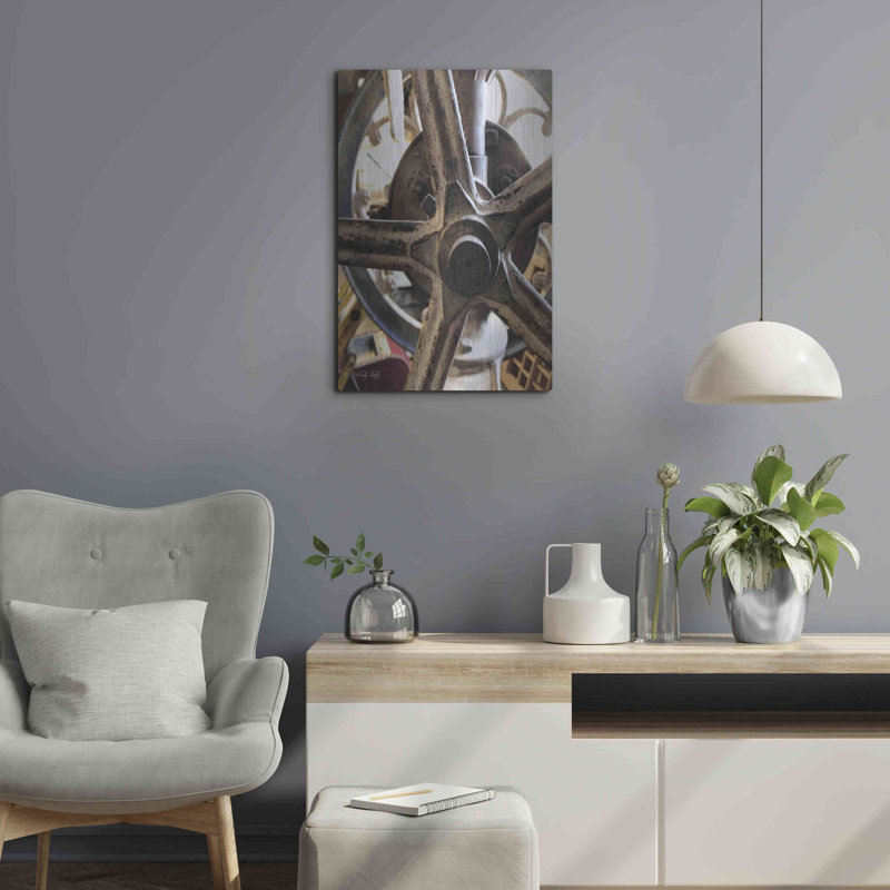 «Star Wheel» par Cindy Jacobs, art mural, H 24 po x l 16 po