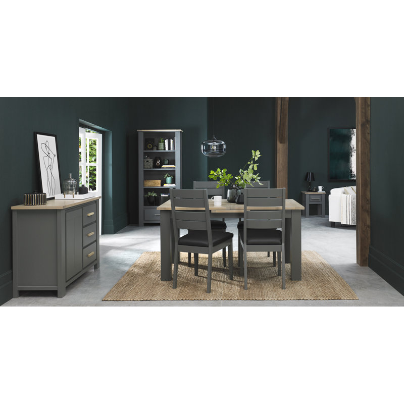 Camden Oak Dining Table, H77 x L180 x W90cm