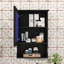Armoire à pharmacie murale élégante avec miroir, charnières à fermeture douce et tablette réglable-1120164957