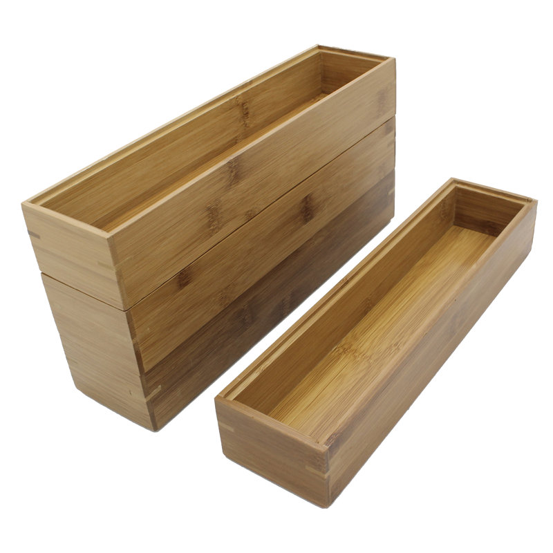 Panier en bois massif, H 2 po x l 12 po x P 3 po