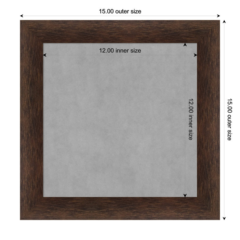 Tableau magnétique magnétique en métal, H 15 po x l 15 po