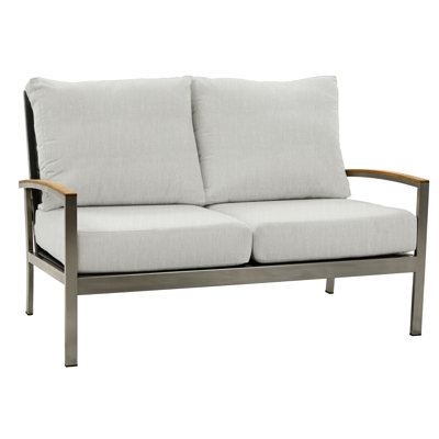 Avanti Stainless Steel Sling Outdoor Deep Seating 2 - Seater