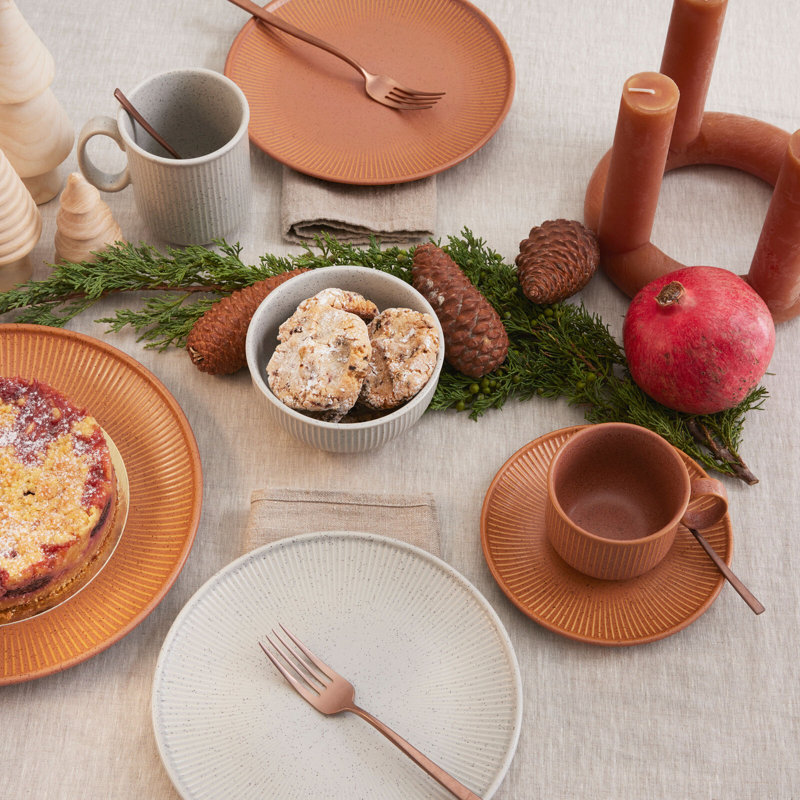 Thomas Clay Stoneware Salad/Dessert Plate, Earth