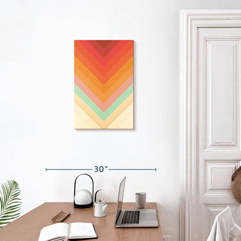 Avery Rainbow Chevrons, 24" H x 16" W