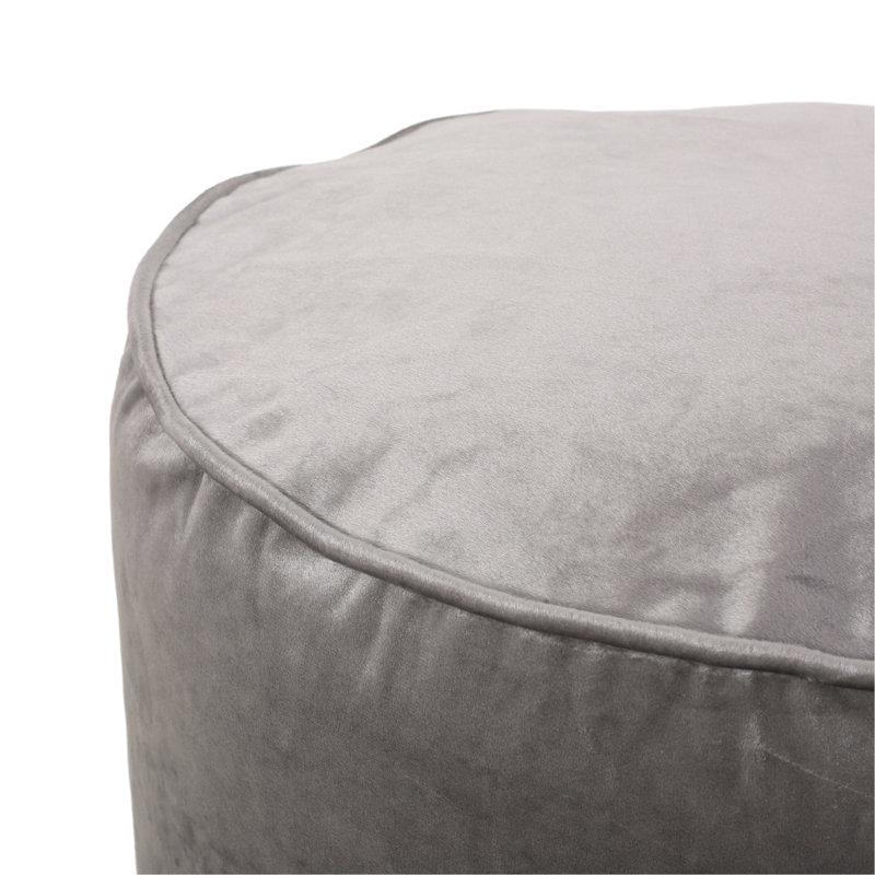 Pouf Shimon, gris étain