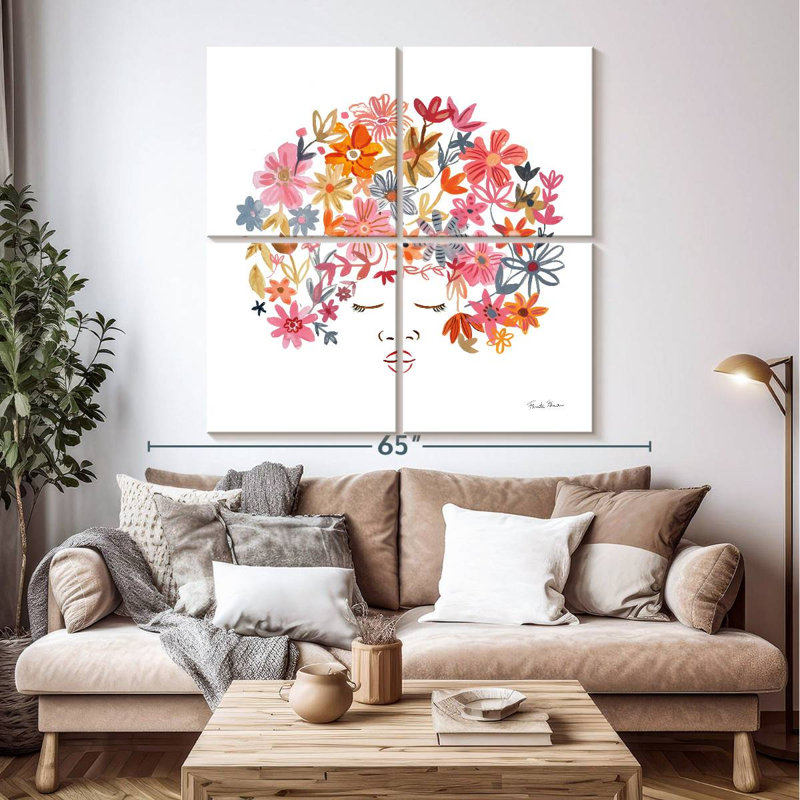 Beautés florales Leisha, H 50 po x l 50 po