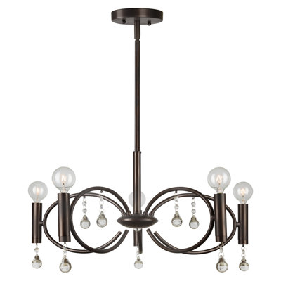 Belvedere 5 - Light Dimmable Geometric Chandelier