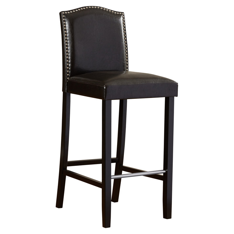 Tabouret de bar 30,5 po Annalaya, Marron foncé