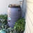 Great American Rain Barrel Plastic Drainable Dual Overflow Rain Barrel