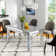 Andreja Rectangle 160Cm L x 90Cm W Glass Dining Table