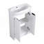 Meuble-lavabo autoportant de 23 po avec lavabo et portes à fermeture douce-1881688893