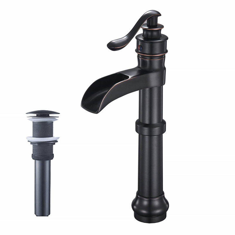 Vessel Sink Faucet Single-handle Bathroom Faucet with Drain Assembly, Oil Rubbed Bronze