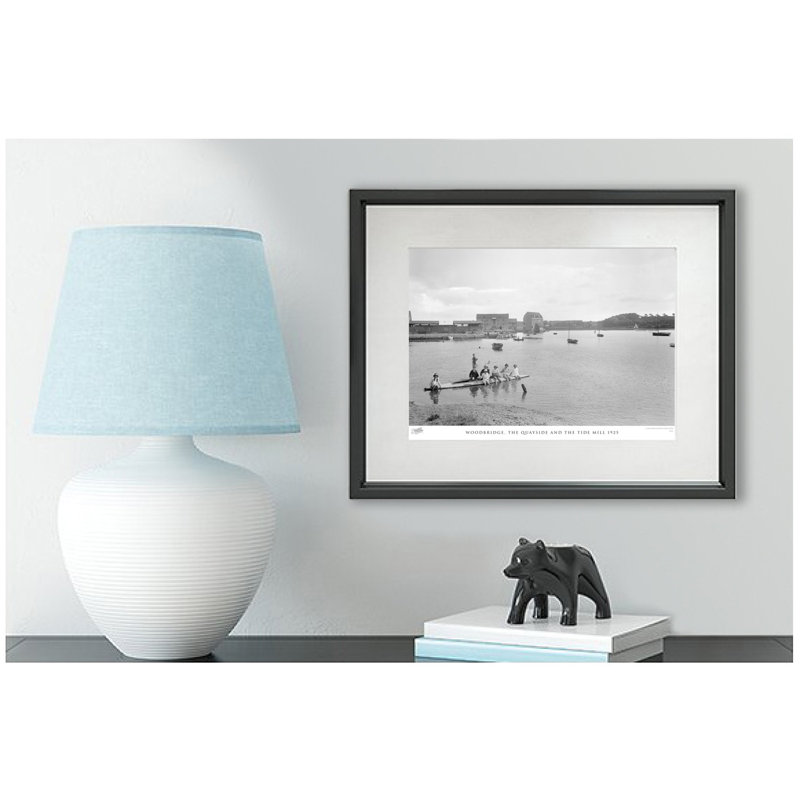 Woodbridge, The Quayside And The Tide Mill 1925 by Francis Frith - Single Picture Frame Print, 28cm H x 36cm W x 2.3cm D