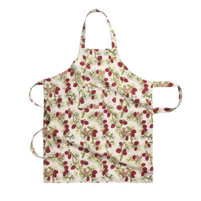 Floral Cotton Apron