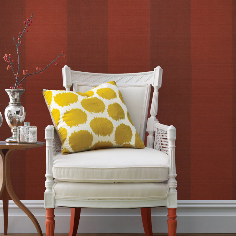Rouleau de papier peint en toile de ramie 24 pi x 36 po Telfair