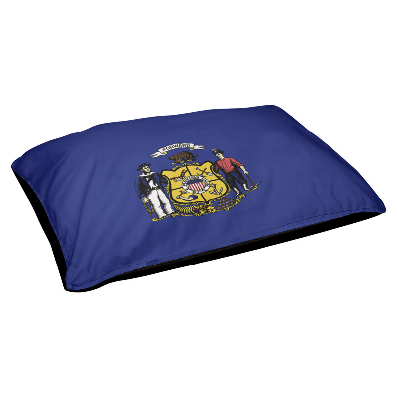 Burien Fleece Pet Bed, 42" L x 52" W, Black