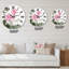 Lotus et la libellule I - Horloge murale traditionnelle-60281225