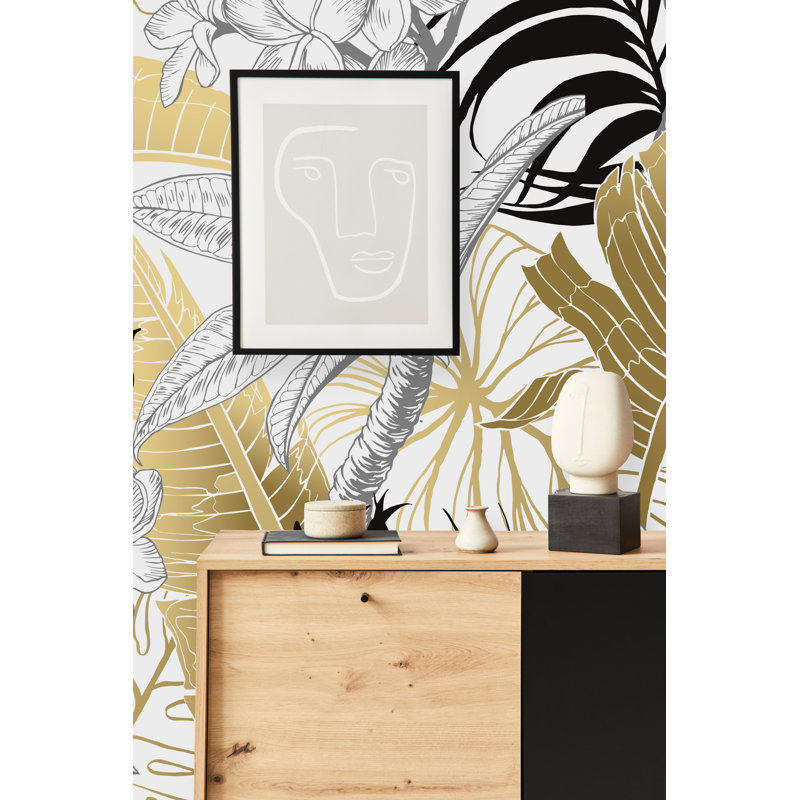 Murale feuilles Karstens, L 125 po x L 125 po