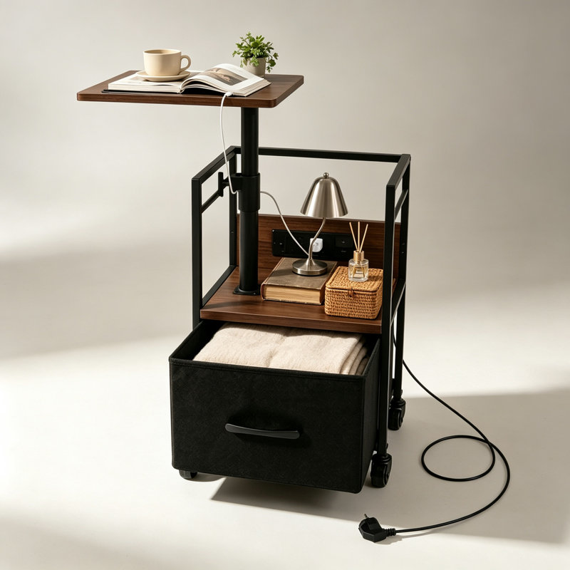 40 cm W Bedside Table