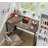 Folding Desk No Assembly Required, 39.4 Inch Writing Computer Desk Space Saving Foldable Table Simple Home Office Desk,Brown