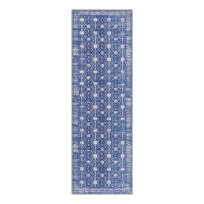 Dymph Chenille Geometric Indoor Rug, Runner 2' x 6'