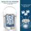 Ice Bucket, Ice Bucket For Home Bar 3L Stainless Steel Double Wall Bar Ice Bucket Set With Lid, Tongs, Scoop And Strainer