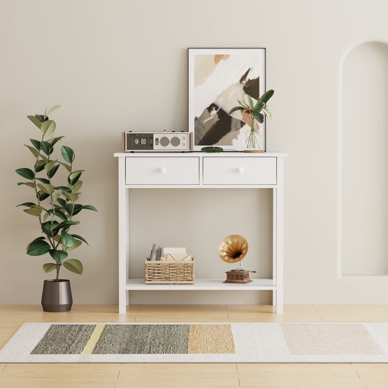 Console Table, 80cm: 2 drawers