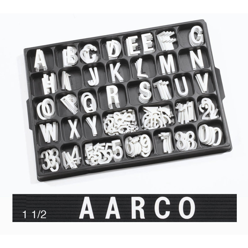 AARCO 138 Characters Magnetic & Lettering